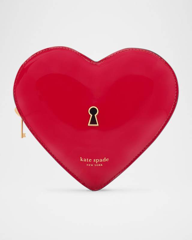 key to my heart micro patent crossbody bag